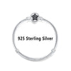 8 Style 100% 925 Sterling Silver Basic Chain Flower Snowflake Shape Clasp Bracelets Fit Charm Beads & Pendants For Women XBB019