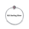 8 Style 100% 925 Sterling Silver Basic Chain Flower Snowflake Shape Clasp Bracelets Fit Charm Beads & Pendants For Women XBB019