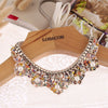 8 Styles women Sequined beaded knitted cloth Ribbon Fake collar Choker Necklaces clothing accessories U choose
