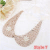 8 Styles women Sequined beaded knitted cloth Ribbon Fake collar Choker Necklaces clothing accessories U choose