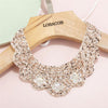 8 Styles women Sequined beaded knitted cloth Ribbon Fake collar Choker Necklaces clothing accessories U choose