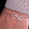 8 design New Brand bracelet infinity Crystal Charm Bracelet For Women Wedding Jewelry Gift