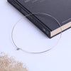 8Seasons 304 Stainless Steel Collar Choker Necklace Gold/Silver Color Round With Removable Ball End Cap Handmade DIY Jewelry,1PC