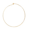 8Seasons 304 Stainless Steel Collar Choker Necklace Gold/Silver Color Round With Removable Ball End Cap Handmade DIY Jewelry,1PC