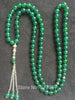 8mm Beads 99pcs Round Shape Green natural Agate Stone Kehribar Tesbih Islamic Muslim prayer beads Tasbih Allah