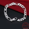 8mm Cuba Chain Women's Bracelets 925 Stamp Bohemian Charm Designer  Jewelry Accessories Female  Christmas