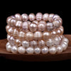 8mm  Women Pearl Bracelet Charm Chain Natural Freshwater Pearl Beads Bracelet for Women Jewelry Gift Pulseras Mujer Moda