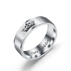 8mm His Queen Crown Ring for Women Black Her King Crown for Men Silver Stainless Steel Couple Rings Wedding jewelry DH-047