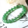8mm Natural Material Energy Stone Green Aventurine Bracelet Round Bead Donglin Jade Bangle Quartz Crystal Jewelry Love Gift