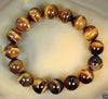 8mm Natural Stone Buddha Bracelet Brown Tiger Eyes Beads Bracelet for Men Women Healing Bracelets Jewelry