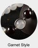 8mm Natural White Agate Bracelet Aquamarine 925 Silver Crystals Bracelet Strawberry Stone Bracelets For Women Bayan Bileklik