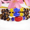8mm Natural gemstone beads Tibetan Buddhist Muti-layer Prayer Beads Gourd mala Prayer Bracelet for Meditation