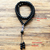 8mm and 6mm black beads with Alloy charm Shape 99 Prayer Beads Islamic Muslim Tasbih Allah Mohammed Rosary for women men
