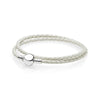 9 Style 925 Sterling Silver Leather Rope Basic Bracelet For Women Clasp Clip Fit Charms Beads & Pendants For Women