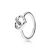 9 Style Silver Ring Charms Love Heart Big Crystal Rings For Women Jewelry