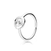 9 Style Silver Ring Charms Love Heart Big Crystal Rings For Women Jewelry