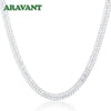 925 Silver 10MM 20/24 Inches Necklaces Chain For Men Silver Necklace Jewelry