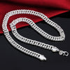 925 Silver 10MM 20/24 Inches Necklaces Chain For Men Silver Necklace Jewelry