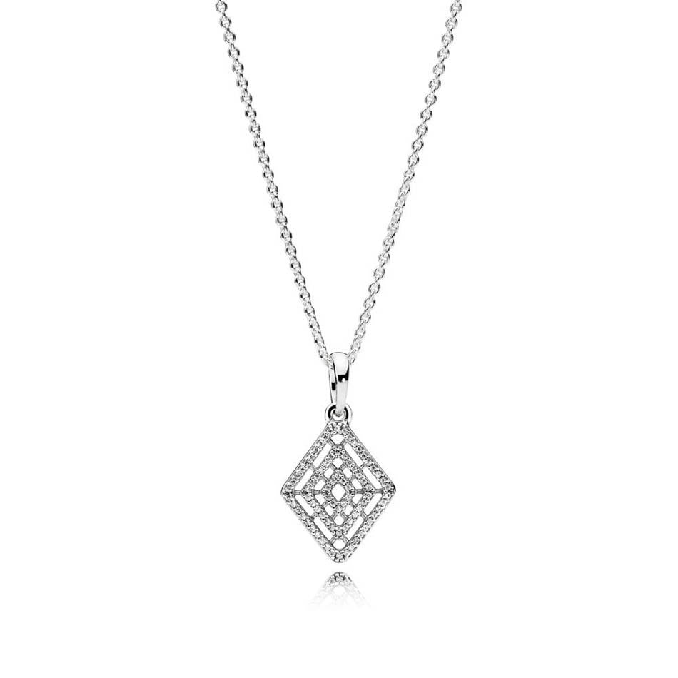 925-Silver-Geometric-Lines-Necklace-Pendant-for-Women-Clear-CZ-Pave-Charm-With-Crystals-Wedding-Gift