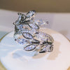 925 Silver Handmade Eternity Promise Crystal Ring AAA Cz Zircon Engagement Wedding Band Rings for Women Men Finger Party Jewelry