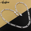 925 Silver Necklace Three Rooms One Ferrero Necklace Silver Chain Men&Women Silver Necklace Classic Jewelry 4MM