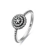925 Silver Ring Charm Flower Heart Lock Butterfly Leaf CZ Finger Rings For Women Jewelry