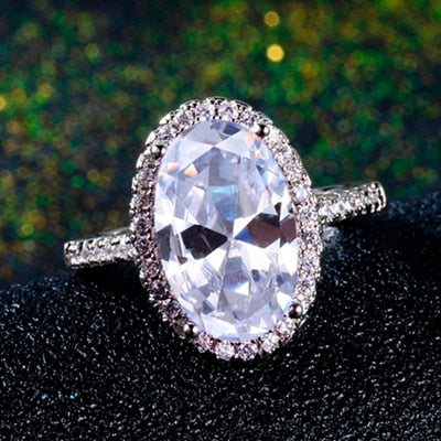 925 Silver Ring With Big Oval 12x14MM Natural Purple Amethyst Gemstone Fine Jewelry Rings For Women Ladies Wedding Gift 8 colors