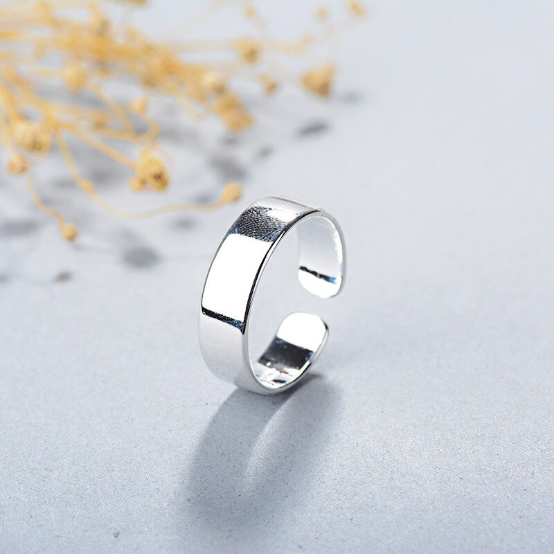 925 Silver Smooth Surface Aesthetic Rings For Women  Designer Jewelry 2022 Trend  Items GaaBou Jewellery