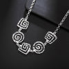 925 Stamp Silver Color 18 Inches Gifts Screw Hollow Fine Charm Necklaces &amp; Pendants Link Chain Party Girl Jewelry