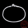 925 Stamp Silver Color 3mm Snake Bone Girl Bracelets  Bracelet &amp; Bangle Jewelry Women Bracelets Jewelry Christmas