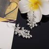 925 Stamp Silver Color Bead Drop Earrings For Women Long Hanging Balls Earrings 2022 Trend Jewelry 2022 Jewelry Christmas GaaBou