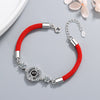 925 Stamp Silver Color Bracelet Red String Bracelet Meaning With Zirconia Chain Linked For Women charm bangle Jewelry Christmas