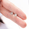 925 Stamp Silver Color Crystals Simple Small Stud Earrings For Women Wedding Party  Jewelry Accessories GaaBou