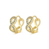 925 Stamp Silver Color Hollow Geometry Ring Earrings For Women Wedding Designer Earrings  Christmas Jewelry 2022