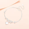 925 Stamp Silver Color LOVE Heart Bracelet For Women On Hand Charms Bracelet Wedding  Jewelry 2022 Girls Gifts Christmas
