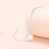 925 Stamp Silver Color LOVE Heart Bracelet For Women On Hand Charms Bracelet Wedding  Jewelry 2022 Girls Gifts Christmas