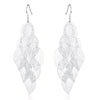 925 Stamp Silver Color Leaf Dangle Earrings For Women 2022 Trend Dangling Earrings Party Christmas Jewelry Gifts For Women