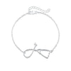 925 Stamp Silver Color Personalized Stethoscope Women's Bracelets Charms Lucky Bangles Designer Party  Jewelry Christmas