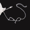 925 Stamp Silver Color Personalized Stethoscope Women's Bracelets Charms Lucky Bangles Designer Party  Jewelry Christmas