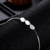925 Stamp Silver Color Rhomb Chain Bracelet For Women Simple Geometry Friendship Bracelets Wedding Simple Jewelry Christmas