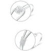 925 Stamp Silver Color Shining Flower Charm Bracelet Simple And Fresh Women Bracelet  Women Cute Wedding Bracelet Christmas