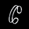 925 Stamp Silver Color Simple Line Cuff Bracelets For Women  Retro Bangles Wedding Party Jewelry Christmas Gift GaaBou