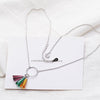 925 Stamp Silver Color Square Geometry Pendants And Necklaces For Women Wedding Party Jewelry 2022 Jewelry Female Gifts GaaBou