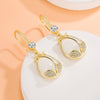 925 Stamp Silver Color Tulips Flower Necklace Drop Earrings Jewelry Sets For Women Wedding Bridal  Juwellery Set Female