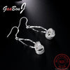 925 Stamp Silver Color Twisting Hanging Balls Earrings For Woman Drop Earrings Round Party Jewelry 2022 Trend Christmas GaaBou