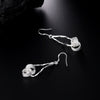 925 Stamp Silver Color Twisting Hanging Balls Earrings For Woman Drop Earrings Round Party Jewelry 2022 Trend Christmas GaaBou