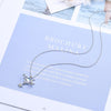 925 Stamp Silver Color Women Chain On The Neck Collarbone Necklace For Women Universe Star Moon Crystal Pendant Chain Jewelry
