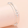 925 Stamp Silver Color Women Heart Bracelets On Hand Star Chain Bracelets  Jewelry Jewellery Gifts For Women Christmas