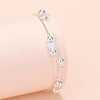 925 Stamp Silver Color Women Heart Bracelets On Hand Star Chain Bracelets  Jewelry Jewellery Gifts For Women Christmas