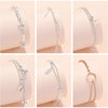925 Stamp Silver Color Women Heart Bracelets On Hand Star Chain Bracelets  Jewelry Jewellery Gifts For Women Christmas